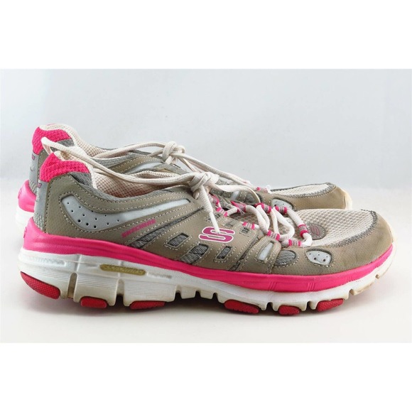 Skechers Running‎ Shoes Gray Synthetic Women 8.5 Medium - Picture 3 of 6